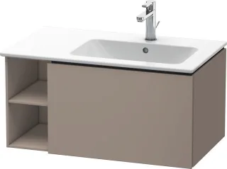 Duravit L-Cube Waschtischunterbau wandhängend Basalt Matt 820x481x400 mm - LC619204343 LC619204343