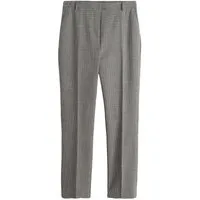 Next Anzughose Slim Fit Hose mit Karomuster, Kurzgröße (1-tlg)