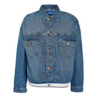 Hugo - "Corso" Jeansjacke für Herren (Mittelblau)