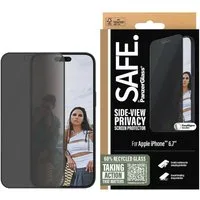 SAFE by PanzerGlass Displayschutzglas Side-View Privacy Screen Protection für Apple iPhone 16 Plus, 1 Stück, Displayschutzfolie, Schutzfolie, Bildschirmschutz, kratz- & stoßfest