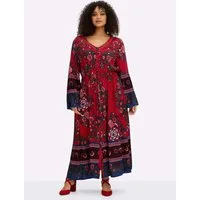 sheego by Joe Browns Etuikleid Kleid Langarm