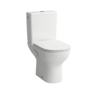 Laufen Lua Stand-Tiefspül-WC H8240860000001 spülrandlos, für Kombination, weiß
