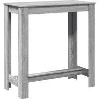 vidaXL Esstisch Bartisch Grau Sonoma 102x50x103,5 cm Holzwerkstoff (1-St)