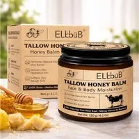 NEXGEN LUXUS SCHÖNHEIT & HAUTPFLEGE Körpercreme Hautpflege Rindertalg Honig Beef Tallow Creme Gesicht Balsam 120 g Packung, 1-tlg., Aufgeschlagene Honigcreme Langanhaltende Feuchtigkeit Pflege