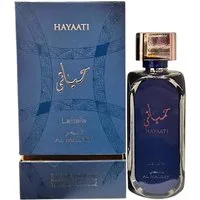 Lattafa Duft-Set Hayaati Al Maleky Eau de Parfum 100ml + Parfümzerstäuber (leer) Set