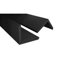 Endorphin Terrassendielen ® WPC Abschlussleisten 10er Set Anthrazit 110cm Winkelprofil 5,5 x 4,5, BxL: je 5.5x110.0 cm