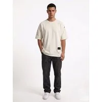 ENVYME T-Shirt Oversize T-Shirt „Don't Be Average" Print, Vintage Used-Look