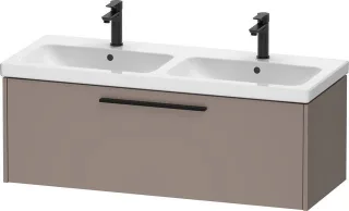 Duravit D-Code Waschtischunterschrank wandhängend Auszug 1, für Doppelwaschtisch  DC46690BD430000