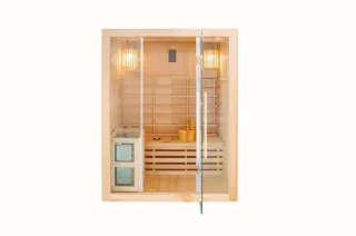 Neuesbad finnische Sauna 150x120 x190cm, Hemlock, 3 Personen NB1J601201