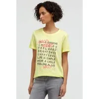 SOCCX Rundhalsshirt mit Gummizug im Saum