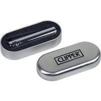 CLIPPER Feuerzeug Metall Jet Flamme Feuerzeug Inkl. Geschenkbox - das Original -, aus Metall