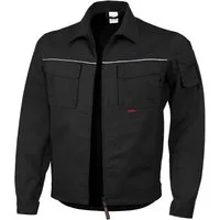 Qualitex Workwear Arbeitsjacke strapazierfähige PROfessionals Arbeitsjacke - faserverstätkt MG 245 g (1-St) Werkstattjacke mit 15 Taschen - pflegeleicht Werkstattjacke - Waschbar