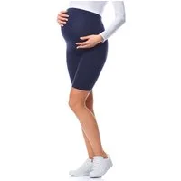 Be Mammy Umstandsleggings Kurze Umstandsleggings aus Baumwolle BE20-228 (1-tlg) elastischer Bund