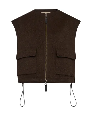 MOS MOSH - MMElise Loisa Wool Vest - Gr. - L