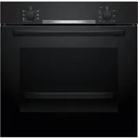 BOSCH Einbaubackofen Serie 2 HBA510BA3, mit Teleskopauszug nachrüstbar, 3D-Heißluft für gleichzeitiges Backen & Braten auf bis zu 3 Ebenen