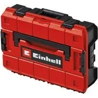 Systemkoffer E-Case S-F foam, Werkzeugkiste schwarz/rot, mit 2 Schaumstoffeinlagen