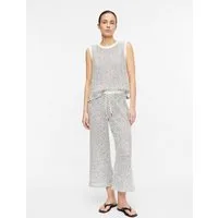 comma Caprihose Hose Culotte aus Strukturjersey