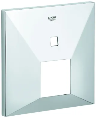 Grohe Rosette 48437 eckig für EHM- Fertigmontagesets 2 ASV chrom, 48437000 48437000