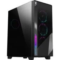 AORUS C500 GLASS, Tower-Gehäuse schwarz, Tempered Glass