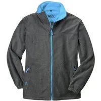 Brigg Fleecejacke Brigg Fleecejacke XXL ohne Futter dunkelgrau/blau