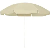 vidaXL Sonnenschirm Strandschirm Sandgelb 240 cm