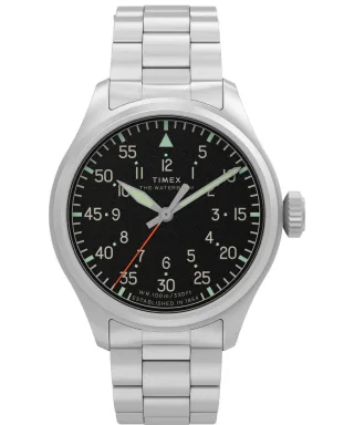 Timex Waterbury Traditional Silber Herren Armbanduhr TW2Y70300