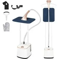 Rebonique Dampfglätter 2-in-1 Kleiderdampfer mit 2,7L Wassertank 10 Dampfstufen Dampfglätter, 2000 W, 30s Schnelles Aufheizen, Vertikaldampf & Horizontalbügeln
