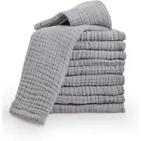 Laynenburg Spucktuch Baby 10er-Set in 30x50cm aus extra weichem Musselin - 100% Baumwolle, Musselin-tücher als Mulltücher, Mullwindeln oder Stoffwindeln