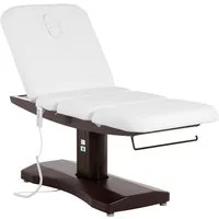 Physa Massageliege Kosmetikliege elektrisch 3 Motoren Behandlungsliege Tattooliege 175 kg, Weiß