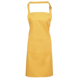 Premier Ladies/Womens Colours Bip Schürze mit Tasche (2er Pack) (Sonnenblume)