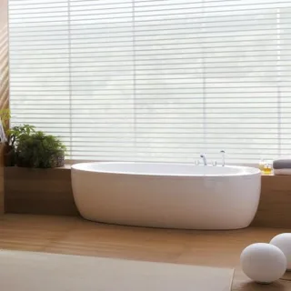 LAUFEN Halbeinbau-BadewanneIl Bagno Alessi One, 2030x1020x460,weiß, 24497.0, 2449700000001 H2449700000001