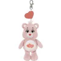 Nici Plüschanhänger CARE BEARS, Glücksbärchis, Lieb-mich-Bärchi, 15 cm, mit Charm