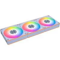 UNI FAN CL120 Wireless, Gehäuselüfter weiß, 3er Pack inkl. Controller, Reverse, 120 mm