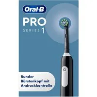 Oral-B Elektrische Zahnbürste PRO Series 1, Aufsteckbürsten: 1 St., Drucksensor
