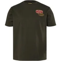 JP1880 T-Shirt T-Shirt FLEXNAMIC® Halbarm Brustprint bis 8XL