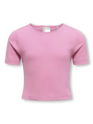 KIDS ONLY - KOGRENE LIFE S/S OPEN BACK TOP JRS Cashmere Rose - Gr. - 152