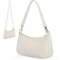 FOUORTUNATE-BEE Schultertasche Schultertasche Damen Handtasche mit abnehmbarer Kette Schulterriemen, Damen Umhängetasche als Schultertasche für Alltag, Büro und Freizeit