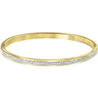 Guess Armreif Armband - Stahl - Gold - Kristall - Damen