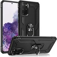 Nalia Smartphone-Hülle Samsung Galaxy S20 Plus 17 cm (6,7 Zoll), Stoßfeste Military-Style Ring Hülle / Extrem Schützend / Outdoor Case