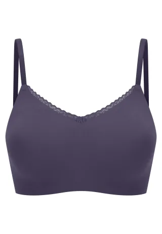 SCHIESSER - Bustier mit herausn. Pads indigo - Gr. - 42