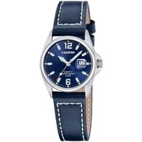 CALYPSO WATCHES Quarzuhr Basic K5871/3, Armbanduhr, Damenuhr, Lederarmband, analog, Tag