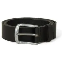 Diesel Ledergürtel 3,5 cm breit mit Metallverschluss - LOGO B-BASIC BELT 100% Echtleder