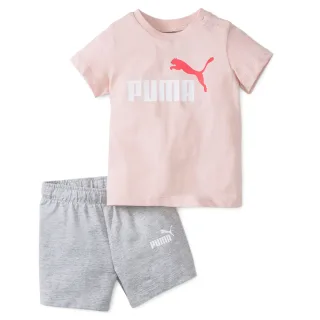 Puma Minicats Tee &amp; Shorts Set rosa/grau 845839 36