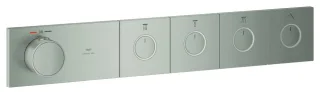 GROHE Unterputz-Thermostat Grohtherm Aqua Tiles, 106867 FMS 4 ASV supersteel, 106867DC00 106867DC00