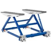 MSW Hydraulikheber Mobile Kipphebebühne 1.500 kg Kurzhub-Hebebühne 1,5 T Wagenheber