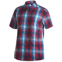 Maier Sports Funktionsbluse Philina Damen Bluse, leichte Kurzarmbluse, Blusen-Shirt, Karobluse, Reg Fit