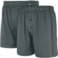 ADAMO Boxershorts Adamo 2er-Pack Boxershorts dunkelgrau Übergröße (Packung, 2-St., 2er-Pack)