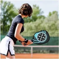 SPORTNOW Pickleballschläger mit 4 Pickleball-Schlägern, 4 Bällen, (Pickleball-Set, 9-tlg., Tragetasche), für Indoor & Outdoor, Anfänger Freizeitspieler