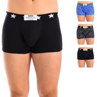 Pack-3 nahtlose Mode Boxershorts D0C6D Mann