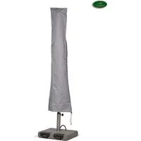 GWM GmbH Gartenmöbel-Schutzhülle Sonnenschirm Grau Ø350-450cm Oxford 600D Wetterfest